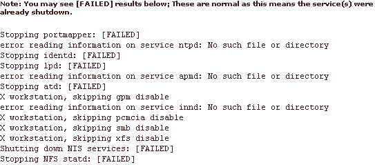 Running a quick security scan