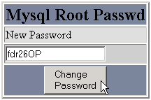 Setting the MySQL root password