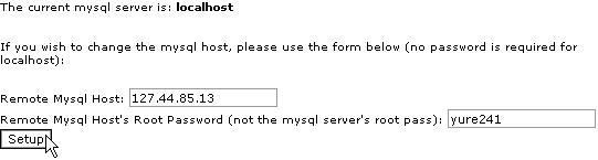 Setting up a remote MySQL server