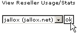 Viewing reseller statistics